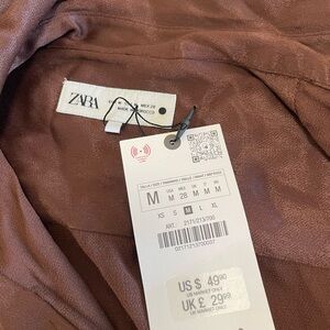 Zara Rich Chocolate Top, you can dress up with fancy slacks